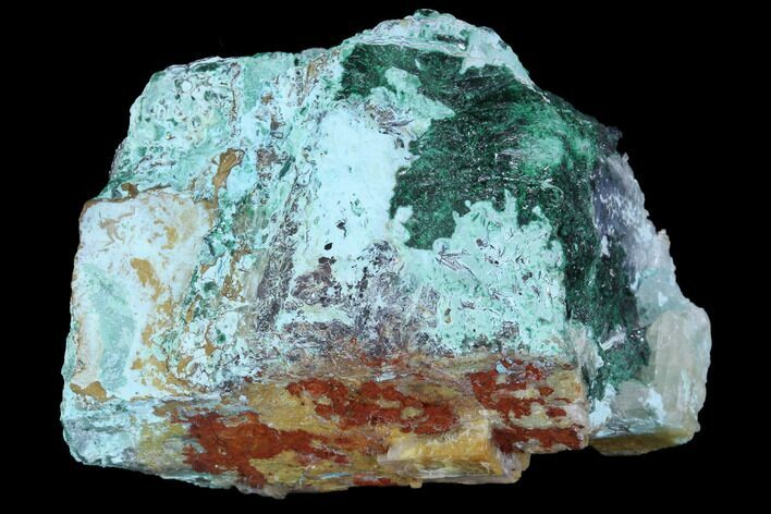 Atacamite, Chrysocolla & Calcite Association - Peru #98139